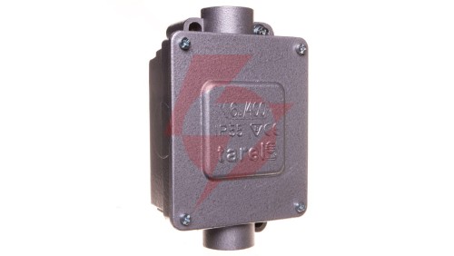 Puszka odgałęźna metalowa 5-torowa 6mm2 2 wejścia IP55 022
