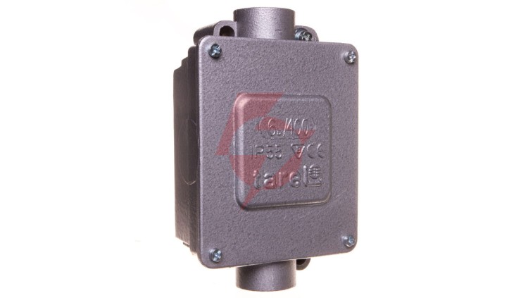 Puszka odgałęźna metalowa 5-torowa 6mm2 2 wejścia IP55 022