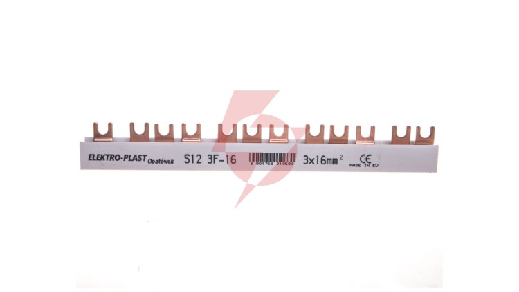 Szyna łączeniowa 3P 80A 16mm2 widełkowa (12mod.)3F S12 3F-10 45.321