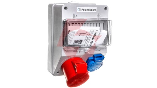 Zestaw zasilający 16A/400V 5P + 10/16A 250V + płytka odgałęźna 5x4mm2 6263-130
