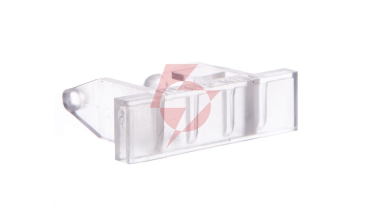 Uchwyt do mocowania oznaczników 8x28mm przezroczysty KLM 1004306 /100szt./