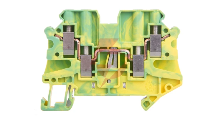 Listwa zaciskowa ochronna 4-przewodowa 0,14-6mm2 zielono-żółta UT 4-QUATTRO-PE 3044597