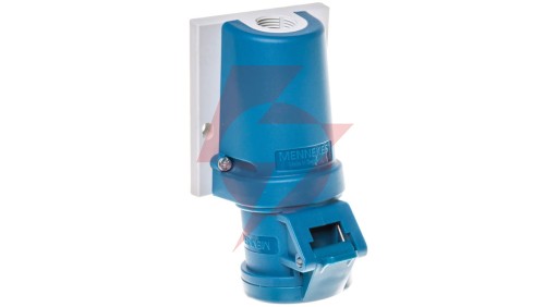 Gniazdo stałe 3P 16A 230V niebieskie IP44 1341 MEN1341