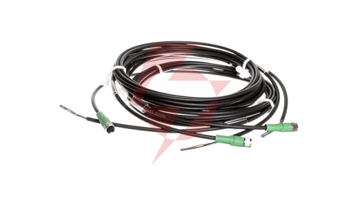 Kabel czujnika 3-piny gniazdo proste M8 wolny koniec 3m SAC-3P- 3,0-PUR/M 8FS 1669725