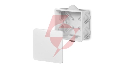FAST-BOX Puszka hermetyczna n/t 70x70x40mm pusta IP55 biała 0245-00
