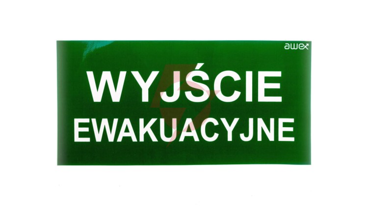 Piktogram 150x300mm wyjście ewakuacyjne PD21