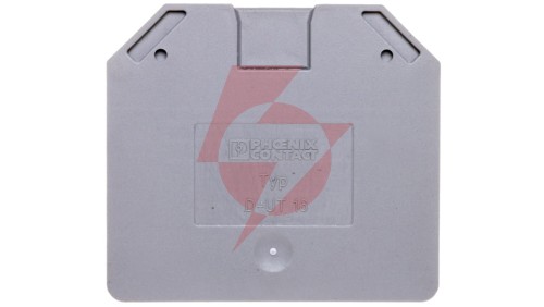 Pokrywa końcowa 2,2x52,8x47,3mm szara D-UT 16 3047206
