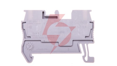 Złączka szynowa 2-przewodowa 0,08-1,5mm2 szara ST 1,5 3031076