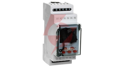 Programator czasowy cyfrowy 1-kanałowy tygodniowy pamięć zewnętrzna 24-250V AC / 30-300V DC ZCM-11P/U EXT10000186