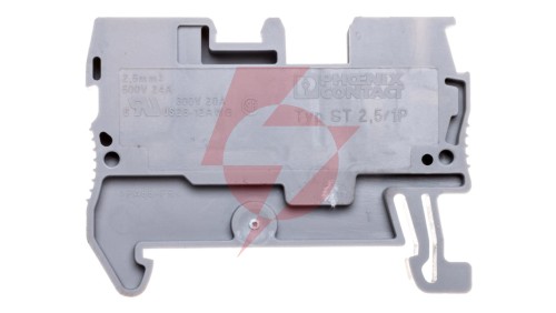 Złączka szynowa 2-przewodowa 0,08-1,5mm2 szara ST 2,5/ 1P 3040012