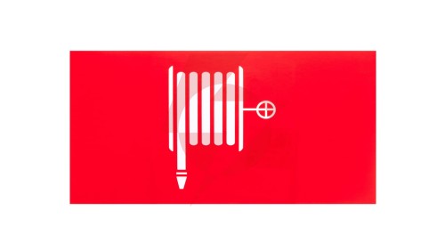Piktogram PD61 150x300 hydrant logo awex (ISO7010)