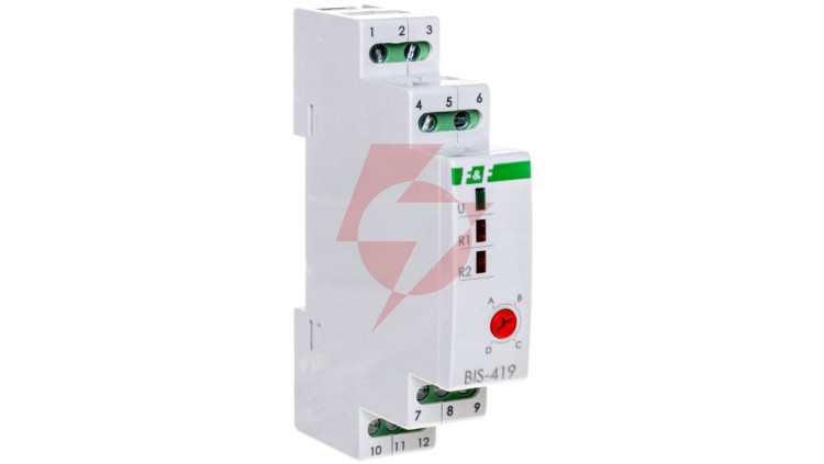 Przekaźnik bistabilny 2P 16A 100-265V AC Inrush, BIS-419-LED