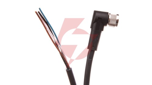Przewód przyłączeniowy 5m z gniazdem kątowym 4P FIELDBUS M8 S/A AB-C4- 5,0PUR-M8FA 22260312
