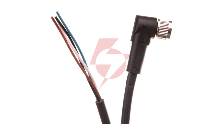 Przewód przyłączeniowy 5m z gniazdem kątowym 4P FIELDBUS M8 S/A AB-C4- 5,0PUR-M8FA 22260312