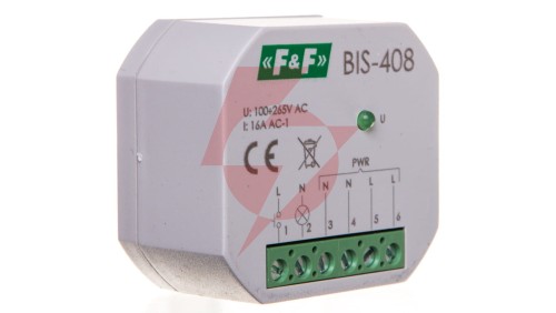 Przekaźnik bistabilny 1Z 16A 230V AC BIS-408