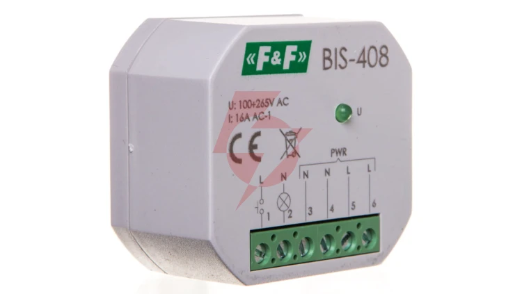 Przekaźnik bistabilny 1Z 16A 230V AC BIS-408
