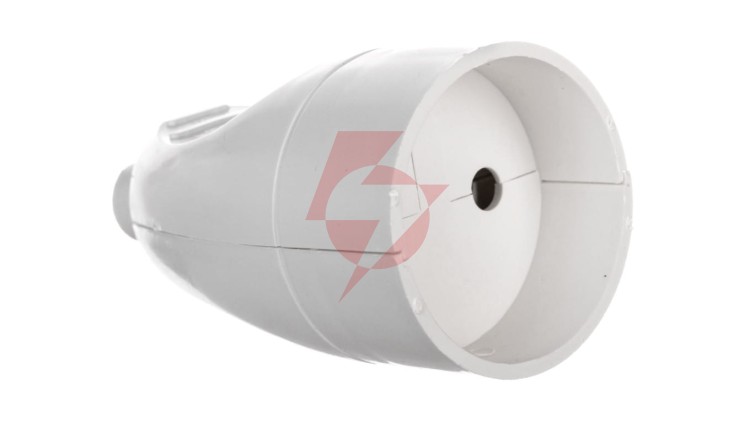 Gniazdo przenośne b/u 16A 2P 250V białe GN-161