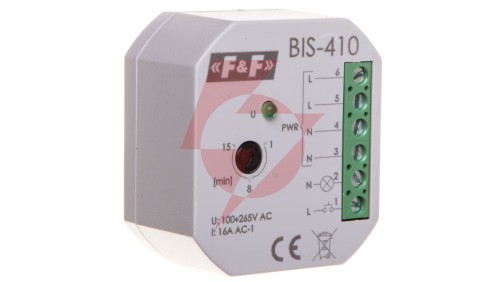 Przekaźnik bistabilny 1Z 16A 230V AC BIS-410