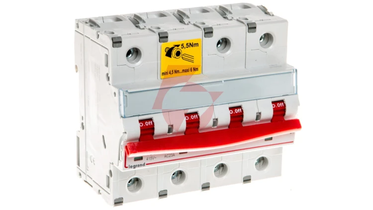 Rozłącznik modułowy 100A 4P 25kA FRX404 406546