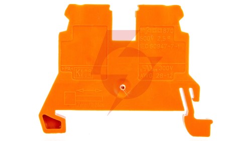 Złączka 2-przewodowa 2,5mm2 pomarańczowa 870-902