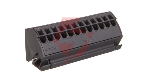 Blok potencjałowy 4mm2 ciemnoszary 812-102