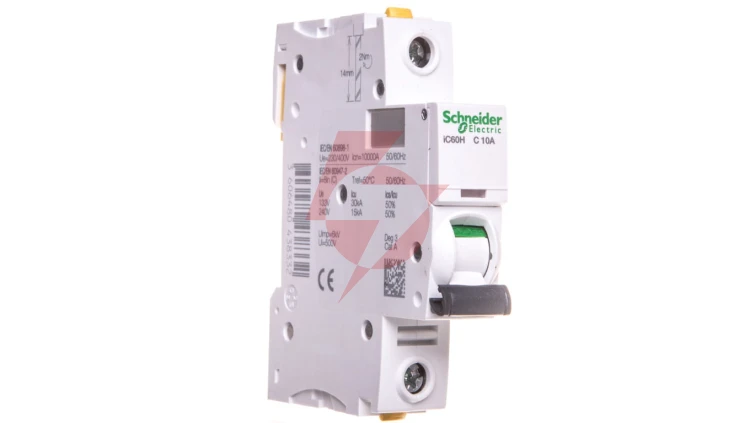 Wyłącznik nadprądowy 1P C 10A 10kA AC iC60H-C10 Acti9 A9F07110