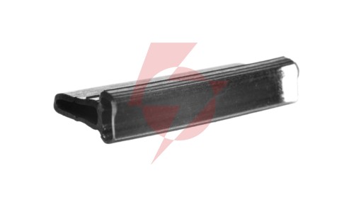 Tulejki oznacznikowe długość 24mm czarne do żył 0,5-4mm2 211-123