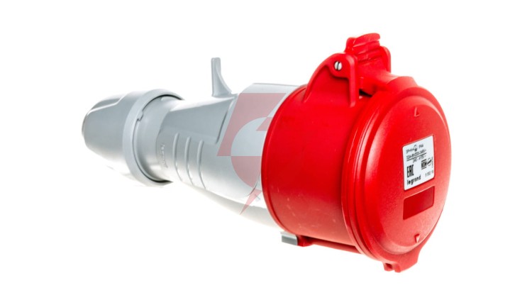 Gniado przenośne 32A 5P 400V czerwone IP44 P17 TEMPRA 555219