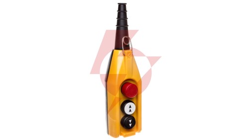 Kaseta sterownicza, 3 przyciski, w tym przycisk awaryjnego stopu 30 mm, dwie prędkości, T0-PV3E30B4