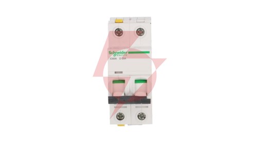 Wyłącznik nadprądowy 2P D 25A 6kA AC iC60N-D25-2 Acti9 A9F05225