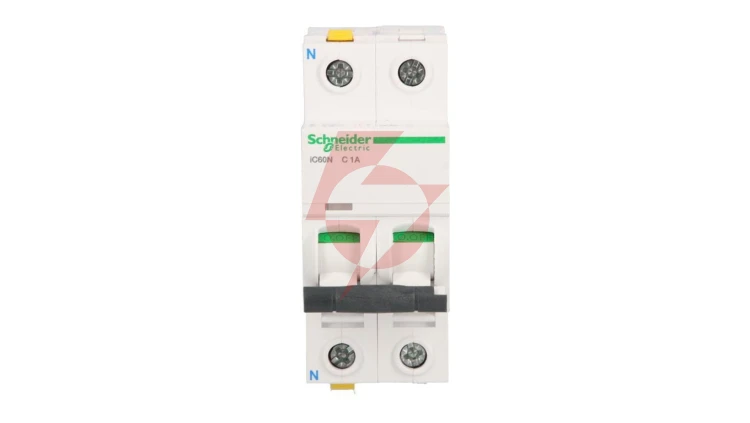 Wyłącznik nadprądowy 1P+N C 1A 6kA AC iC60N-C1-1N Acti9 A9F04601