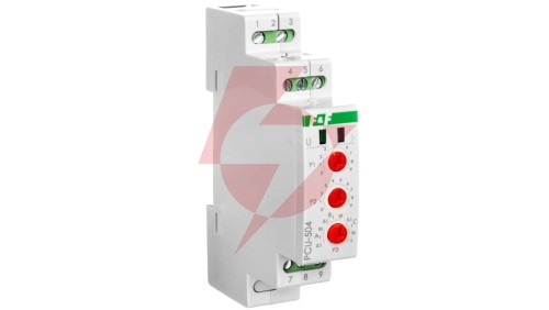 Przekaźnik czasowy z podtrzymaniem po zaniku zasilania 12-264V AC/DC styk 2P 8A 1 moduł PCU-504UNI