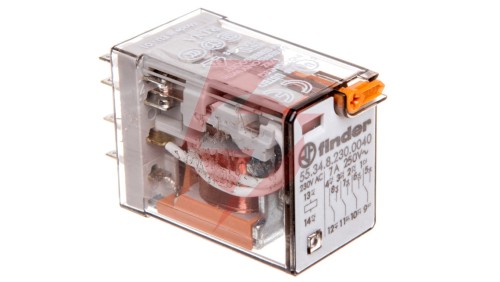 Przekaźnik miniaturowy przemysłowy 4P 7A 250V AC AgNi 55.34.8.230.0040