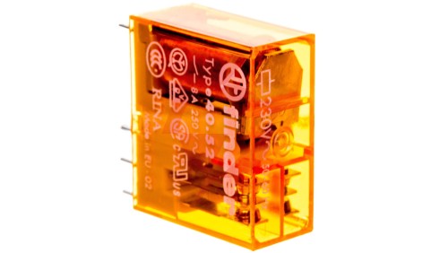 Przekaźnik miniaturowy 2P 8A 230V AC AgNi 40.52.8.230.0000