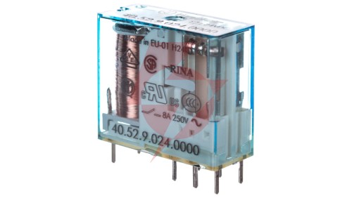 Przekaźnik miniaturowy 2P 8A 24V DC i 40.52.9.024.0000