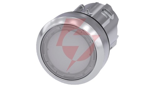 Napęd przycisku 22mm biały z podświetleniem z samopowrotem metalowy IP69k SIRIUS ACT 3SU1051-0AB60-0AA0