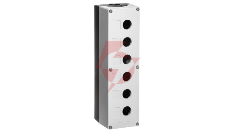 Obudowa kasety 6-otworowa 22mm czarno-szara M25 IP69k SIRIUS ACT 3SU1806-0AA00-0AB1