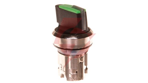 Przełącznik piórkowy 3 pozycyjny 22mm bez samopowrotu możl podświetlenie czarny/zielony metal SIRIUS ACT 3SU1052-2BL40-0AA0