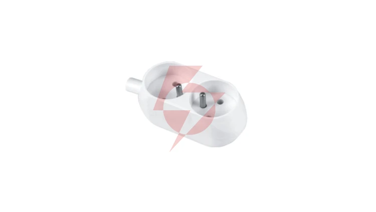 Gniazdo przenośne dwukrotne 16A 2P+Z 250V białe GN-270