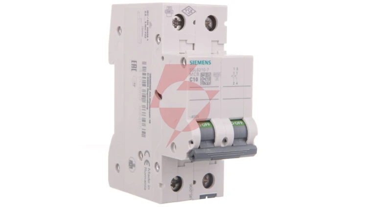 Wyłącznik nadprądowy 2P C 10A 6kA AC SENTRON 5SL6210-7