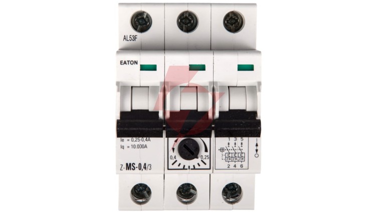 Wyłącznik silnikowy 3P 0,09kW 0,25-0,4A Z-MS-0,40/3 248404