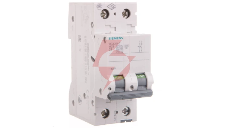 Wyłącznik nadprądowy 2P C 4A 6kA AC SENTRON 5SL6204-7