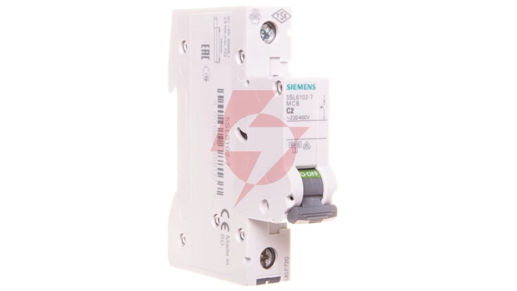 Wyłącznik nadprądowy 1P C 2A 6kA AC SENTRON 5SL6102-7