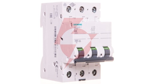 Wyłącznik nadprądowy 3P C 20A 6kA AC SENTRON 5SL6320-7