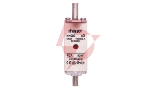 Wkładka bezpiecznikowa NH000 40A 500V gG LNH0040M
