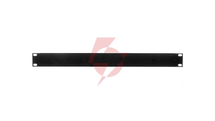 Maskownica do szafy 19 cali 1U czarna (RAL 9005) TN-19-M1U-BK