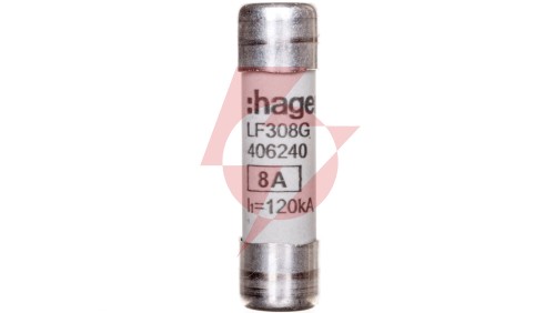 Wkładka topikowa cylindryczna BiWtz 10x38 mm gG 8A 500V AC LF308G /10szt./