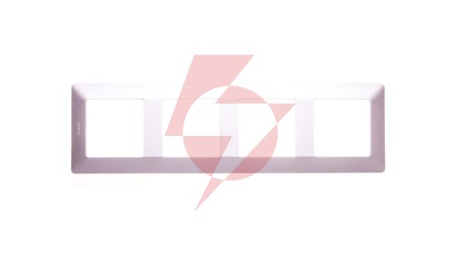 VALENA LIFE Ramka poczwórna aluminium 754134