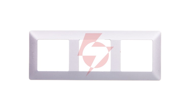 VALENA LIFE Ramka potrójna aluminium 754133