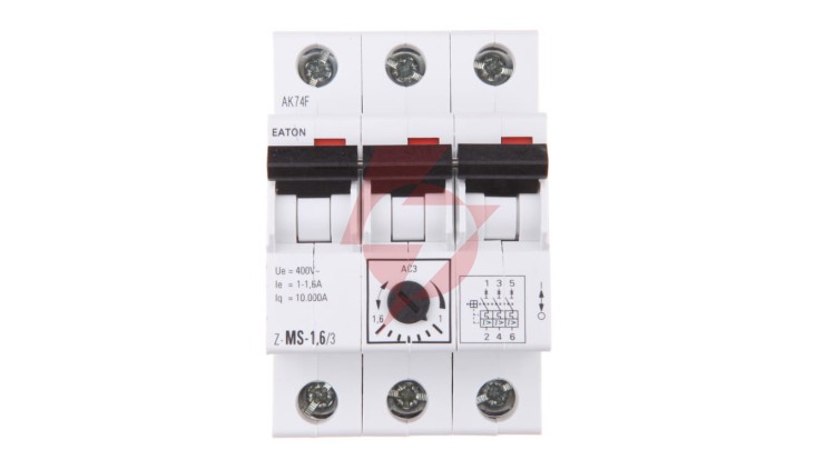 Wyłącznik silnikowy 3P 0,55kW 1-1,6A Z-MS-1,6/3 248407